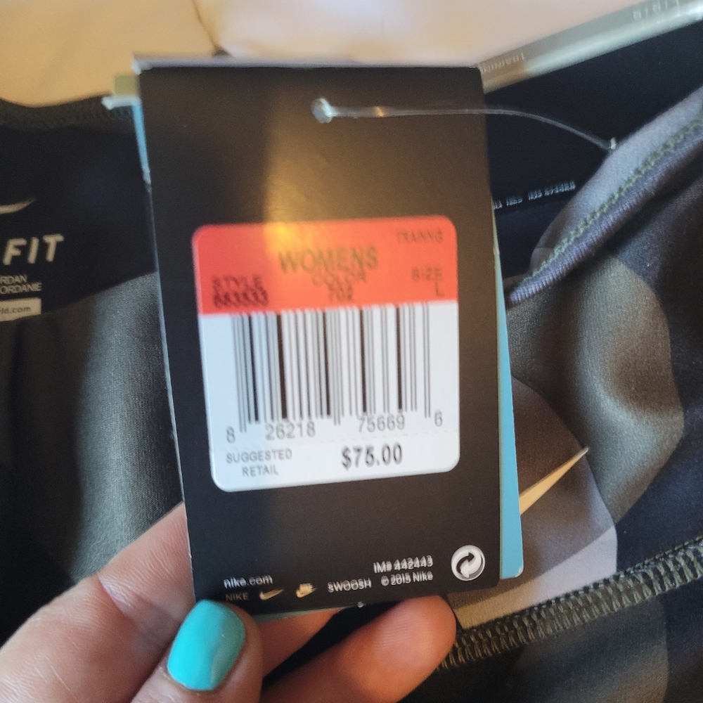 Nike Workout Leggings Camo Size L